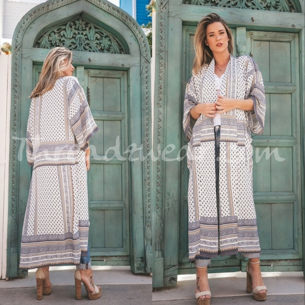 HP Blue and white mixed print Kim… - Picture 2 of 7